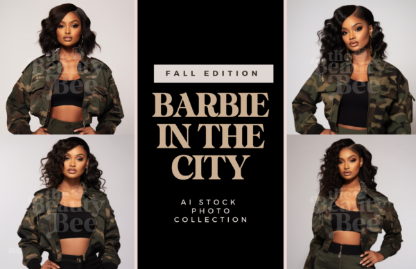 Barbie in the City - AI Photo Campaign Collection - Fall Edition - Army  - Image 3